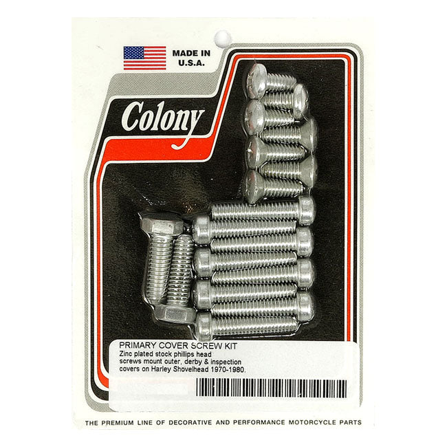 Colony Primary Mount Kit Allen Head, Zinc for 70-80 Big Twin
