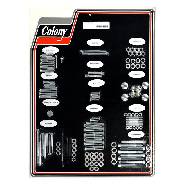 Colony Motor Screw Set for 67-70 XLH; 1970 XLCH