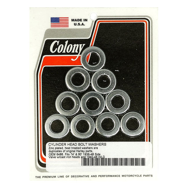 Colony Head Bolt Washer Set for 29-73 45" Sv . With Cast Iron Heads