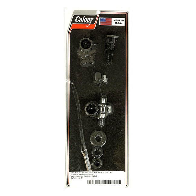 Colony Front Brake Shackle Rebuild Kit for 39-48 Big Twin, 45" Sv