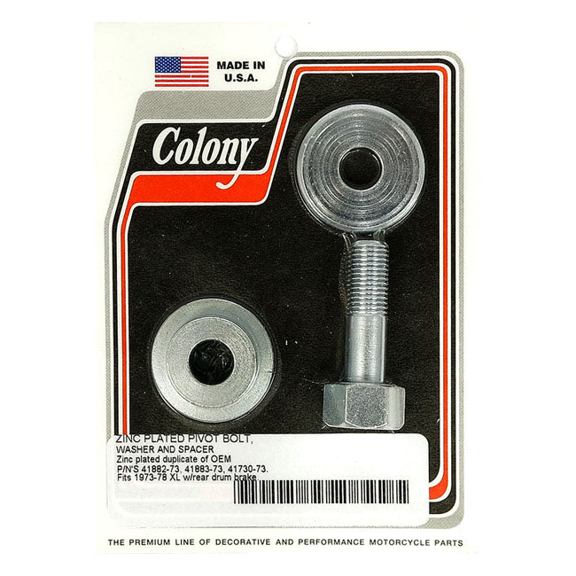 Colony Brake Anchor Pivot Bolt Kit for 73-78 XL