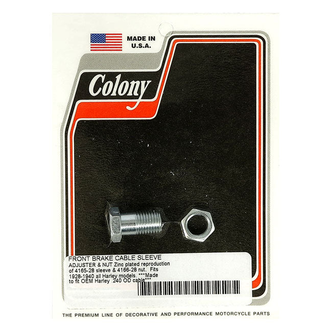 Colony Brake Cable Adjuster for 28-40 H-D