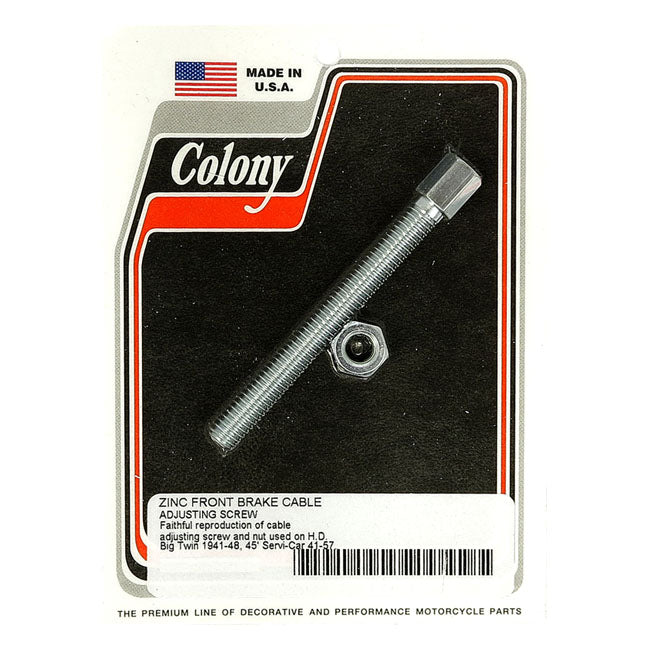 Colony Brake Cable Adjuster for 41-48 Big Twin; 41-57 45" Servicar