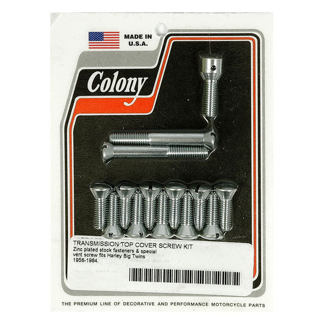 Colony Transm Top Cover Screw Kit for 56-64 Big Twin