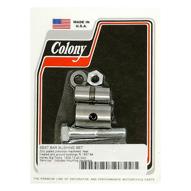Colony, T-Bar Bushing Kit. Zinc for 37-64 Big Twin; 29-52 45" Solo And 53-54 Servicar