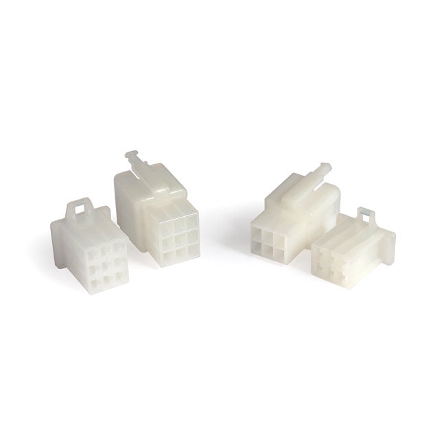Motogadget, Compact Plug Connector Kit. 6-Pins + 9-Pins for Universal