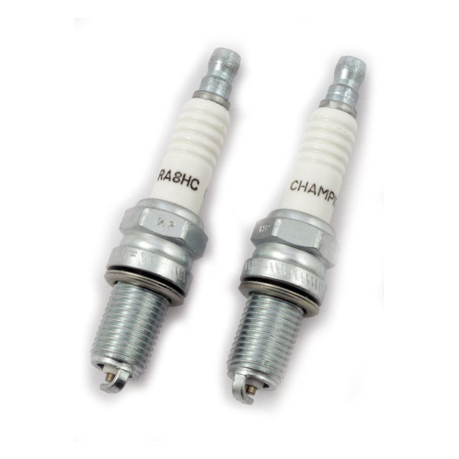Champion, Copper Plus Spark Plug. Ra8Hc for 99-17 Twin Cam; 86-20 XL (Excl. XR1200)