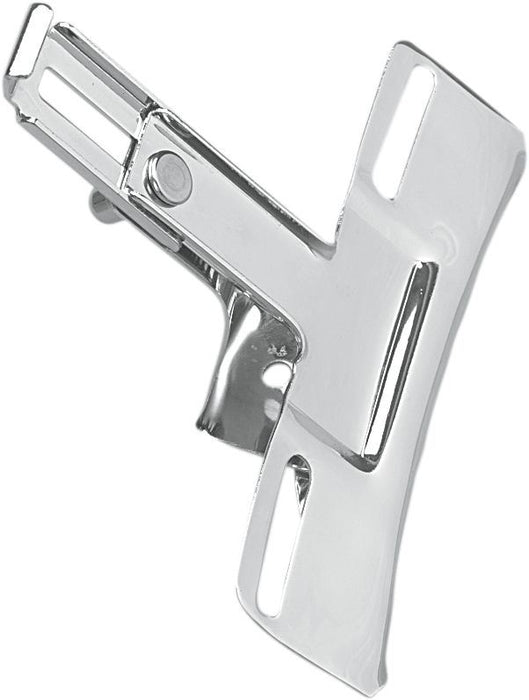 Drag Specialties Replacement License Plate Bracket Adjustable Chrome - Part #DS193810 - Hogparts UK