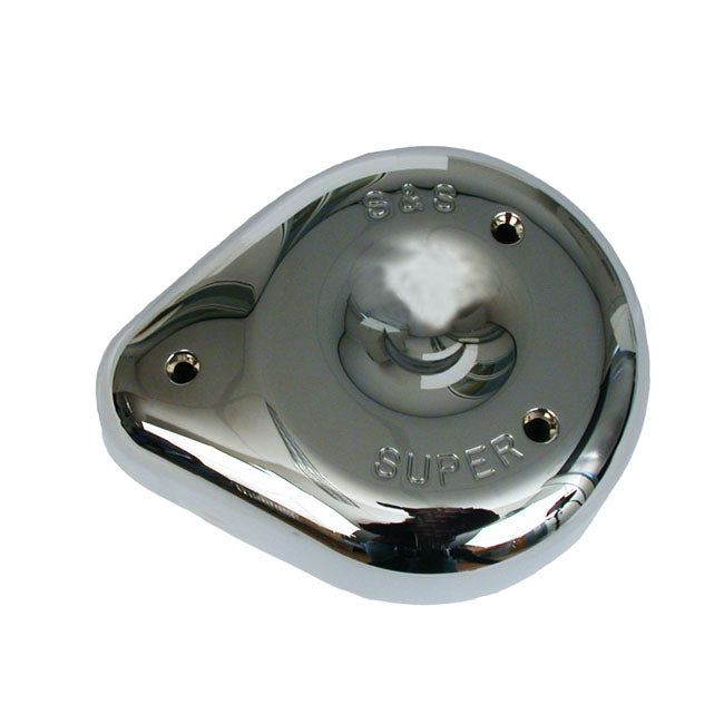 S&S Teardrop A/C Cover, Chrome