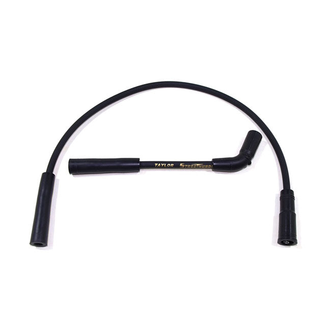 Taylor, 8mm Street Thunder Spark Plug Wire Set. Black for 99-08 Flt With Inj; 04-06 XL (Excl. 2004 XL 1200S)