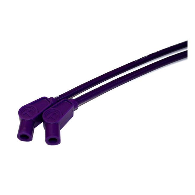 Taylor, 8mm Spiro-Pro Universal Spark Plug Wire Set. Purple for Universal For Use With Pre-Twin Cam Style Coils