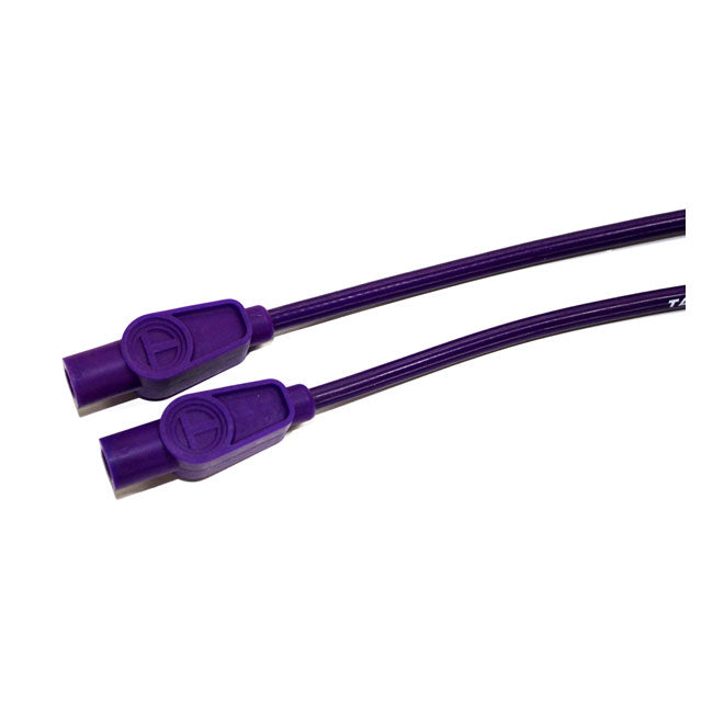 Taylor, 8mm Spiro-Pro Universal Spark Plug Wire Set. Purple for Universal For Use With Pre-Twin Cam Style Coils
