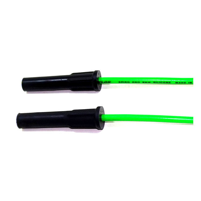 Taylor, 8mm Pro Comp Univ. Spark Plug Wire Kit. Green for Universal For Pre-Twin Cam Style Coils