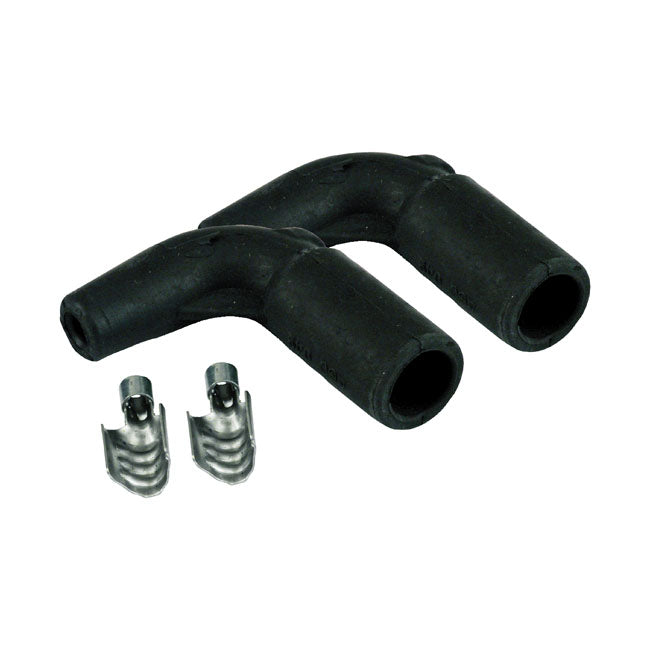 Taylor, Twin Cam Style Coil Boots. Black, 90Ãƒâ€šÃ‚Â° for 99-17 Twin Cam