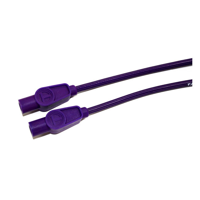 Taylor, 8mm Pro Wire Spark Plug Wire Set. Purple for 80-98 Flt; 86-03 XL (Excl. XL1200S)