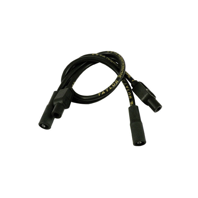 Taylor, 8.2mm Thundervolt Spark Plug Wire Set. Black for 99-08 Flt/Touring With Injection; 04-06 XL