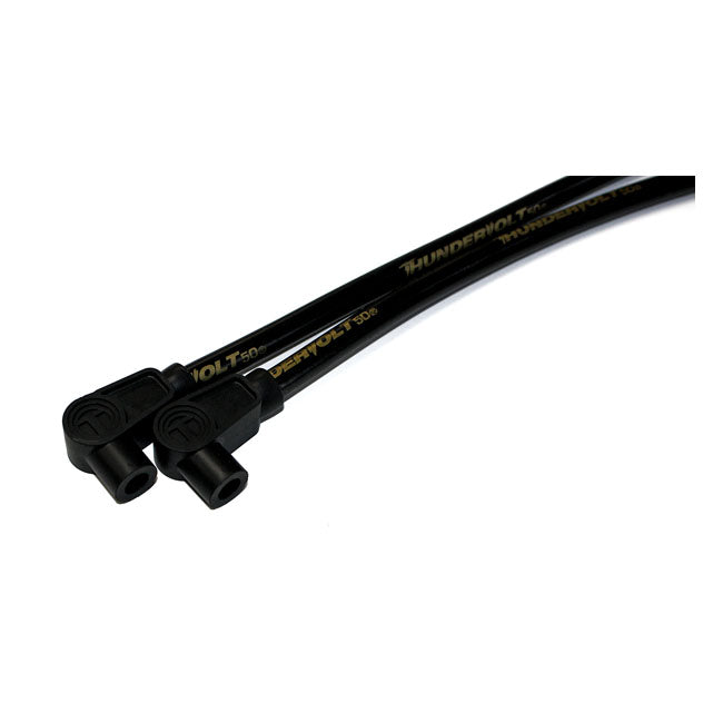 Taylor, 10.4mm mm Thundervolt-50 Spark Plug Wire Set. Black for 80-98 Flt; 86-03 XL (Excl. XL1200S)