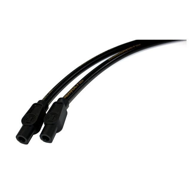 Taylor, 10.4mm mm Thundervolt-50 Spark Plug Wire Set. Black for 99-06Flt/Touring With Carb; 07-18 XL (Excl. 08-12XR1200)