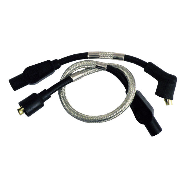 Taylor, 8mm Pro Braided Stainless Spark Plug Wire Set for 80-98 Flt; 86-03 XL (Excl. XL 1200S)