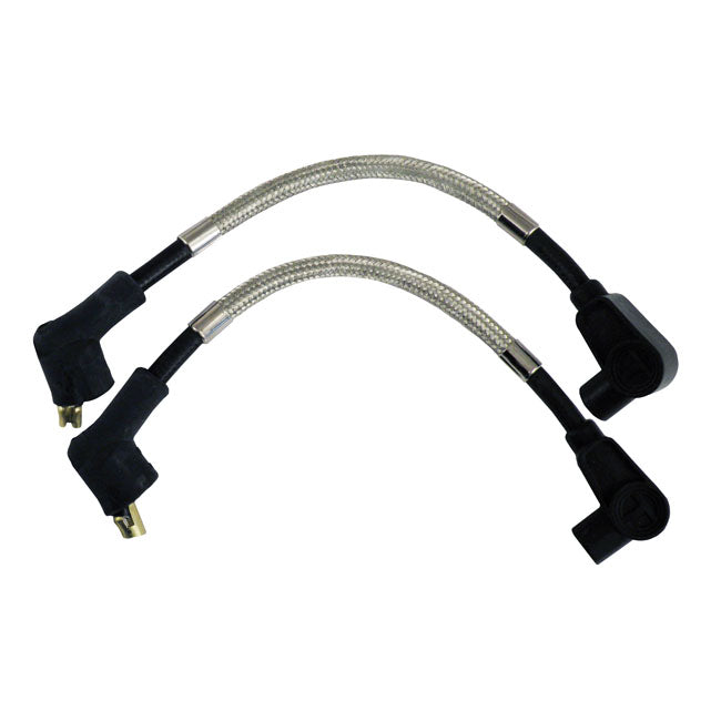 Taylor, 8mm Pro Braided Stainless Spark Plug Wire Set for 82-94 FXR With Centre Mounted Coil