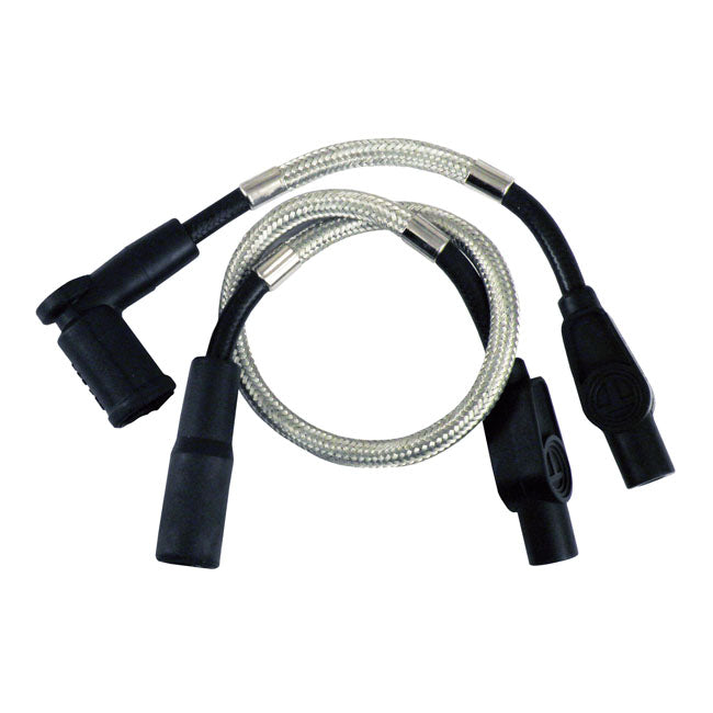 Taylor, 8mm Pro Braided Stainless Spark Plug Wire Set for 99-06Flt/Touring With Carb; 07-20 XL (Excl. 08-12XR1200)