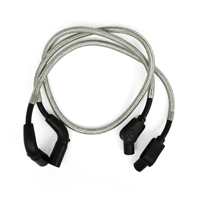 8mm Pro Braided Stainless Spark Plug Wire Set