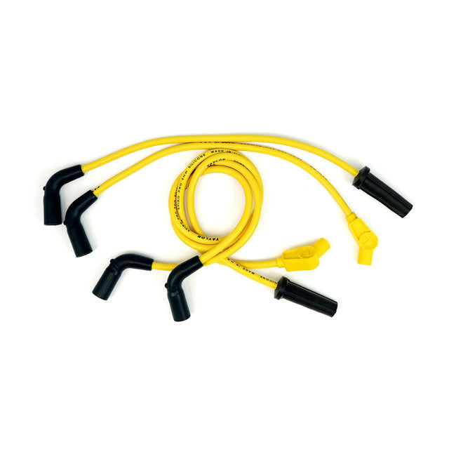 Taylor, 8mm Pro Wire Spark Plug Wire Set. Yellow for 17-20 M8 Touring