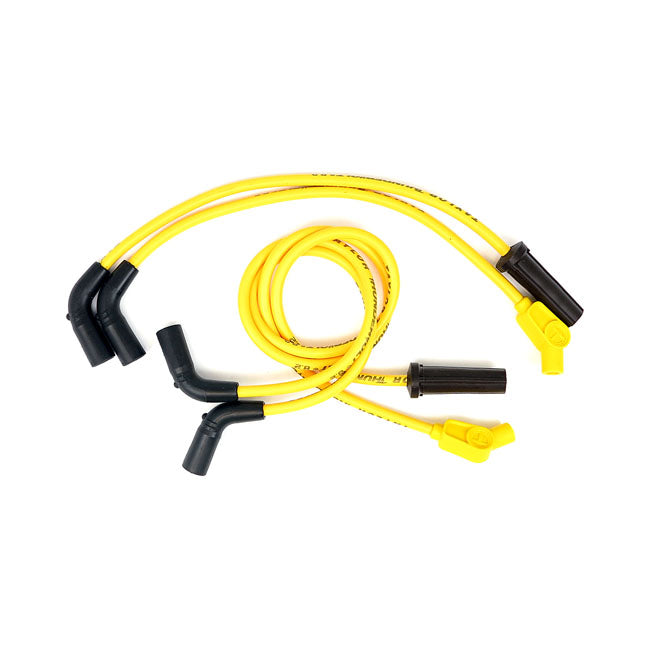Taylor, 8.2mm Thundervolt Spark Plug Wire Set. Yellow for 17-20 M8 Touring