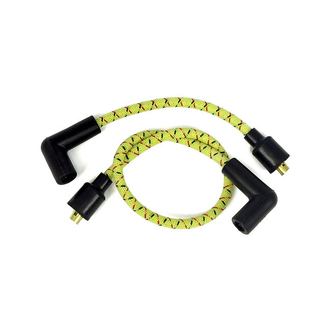 Taylor, Classic Thunder Braided Cloth Spark Plug Wire Set for 65-85 FL, FX, XL; 84-99 Softail; 91-98 Dyna