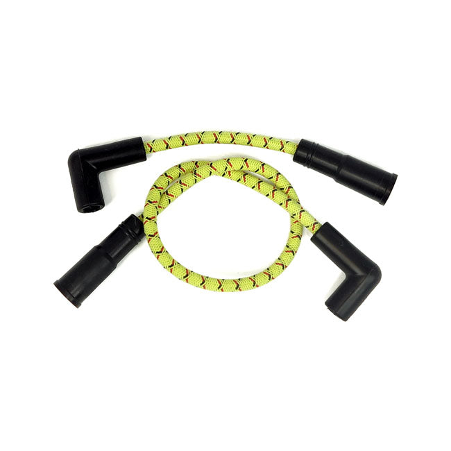 Taylor, Classic Thunder Braided Cloth Spark Plug Wire Set for 00-17 Softail (Excl. 08-11 FXCW/C; 11-13 FXs Blackline; 13-16 FXsb Breakout); 99-17 Dyna