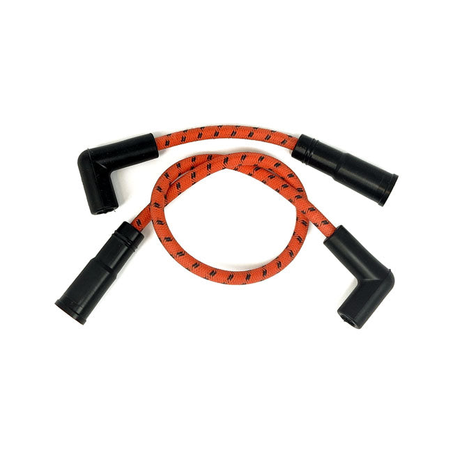 Taylor, Classic Thunder Braided Cloth Spark Plug Wire Set for 00-17 Softail (Excl. 08-11 FXCW/C; 11-13 FXs Blackline; 13-16 FXsb Breakout); 99-17 Dyna