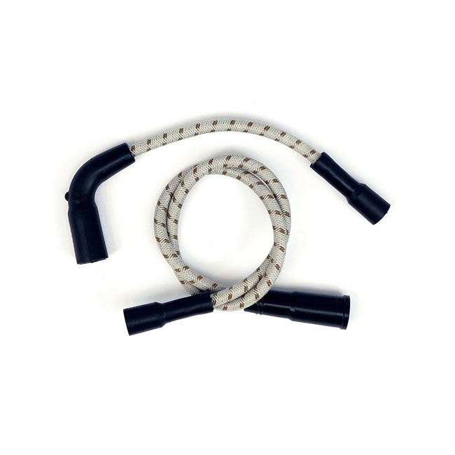 Taylor, Classic Thunder Braided Cloth Spark Plug Wire Set for 99-06Flt/Touring With Carb; 07-18 XL (Excl. 08-12XR1200)