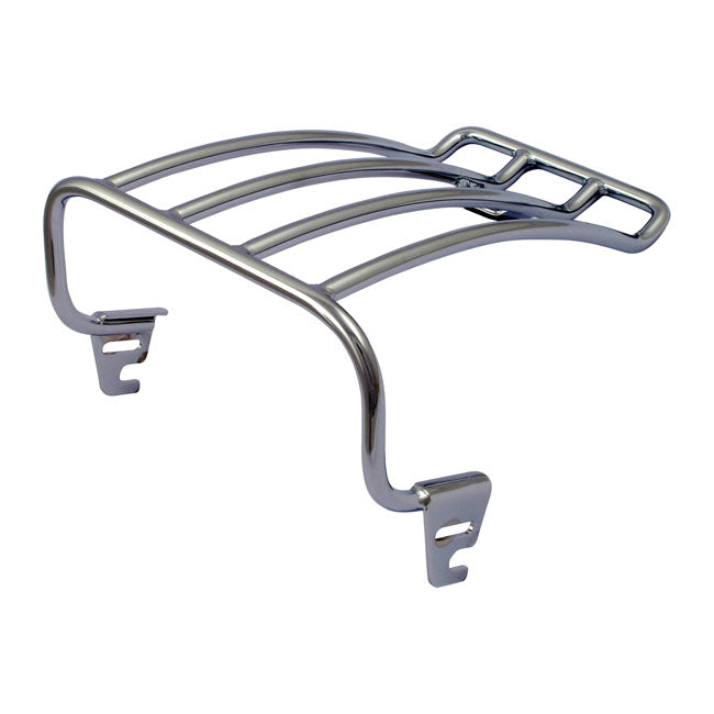 Motorcycle Storehouse Luggage Rack, For Solo Seat for 00-05 FXST; 00-06 FLST. Fits Models With 150mm Rear tyres