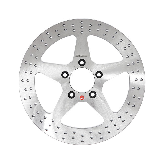 Braking Solid Drilled Brake Rotor 11.5", Front Left. TUV for 14-15 Xg500/750 Street