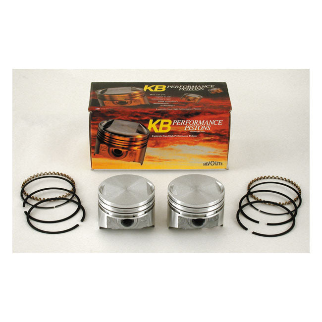 Kb Performance, 1340Cc Evo Big Twin Piston Kit. +.005" for 84-99 1340Cc Evo Big Twin