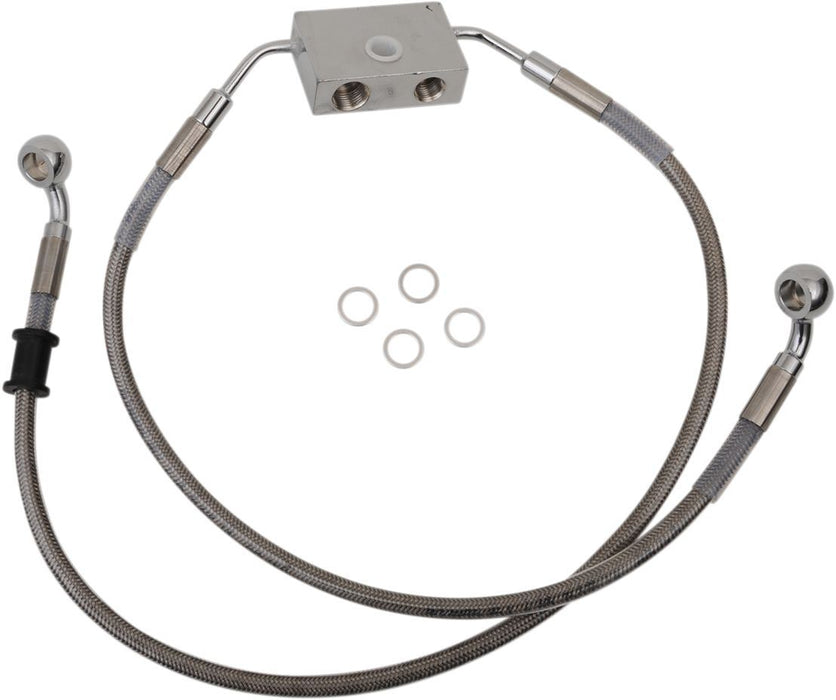 Drag Specialties Frt Brake Line Xl Ss - Part #17415300 - Hogparts UK