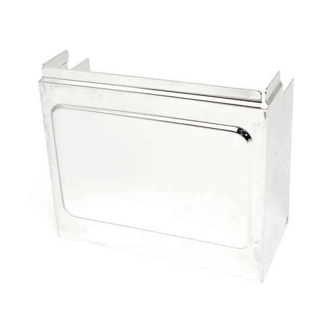 MCS Battery Side Cover. Chrome – 1997–2005 Dyna; 1997–2003 XL Sportster