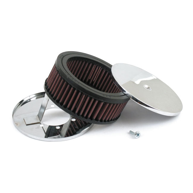 K&N Air Cleaner 5 Inch Open Round