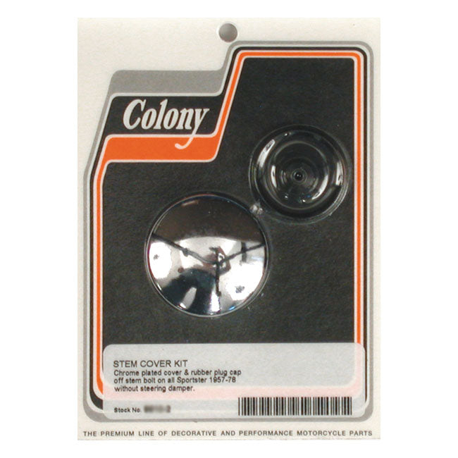 Colony Fork Stem Bolt Kit. Chrome – 1957–1977 XL Sportster without Steering…