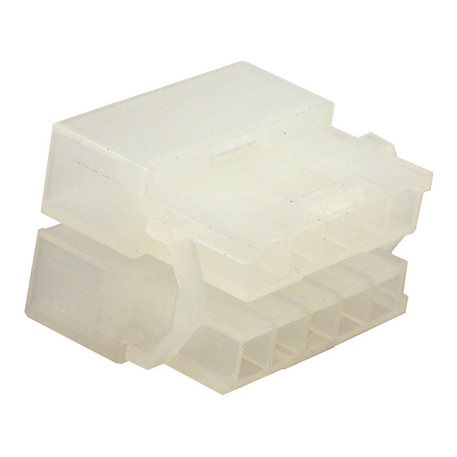 Namz, Amp/Te Connector. White, Plug, 10-Pins