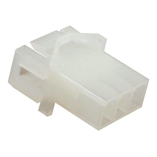 Namz, Amp/Te Connector. White, Plug, 3-Pin