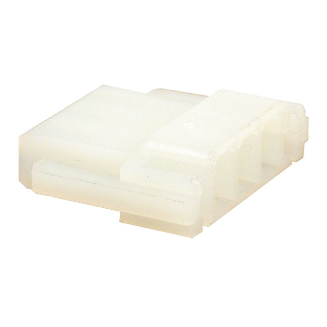 Namz, Amp/Te Connector. White, Receptable, 3-Pins