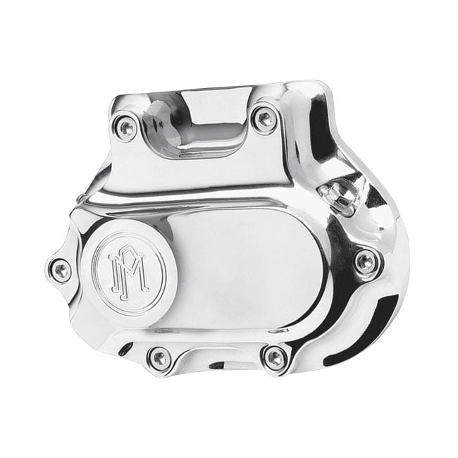 Pm Transmission End Cover Smooth, Hydraulic. Polished for 87-06 Softail; 87-06 Flt; 91-05 Dyna