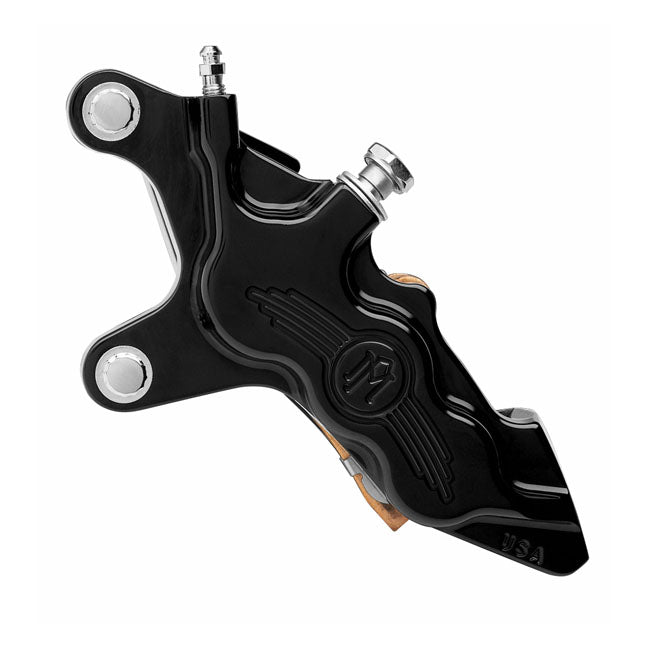 Pm 6 Piston Differential Bore Caliper for 00-14 Softail (Excl. FXSTS); 00-17 Dyna; 00-07 Touring; 00-13 XL; 02-05 V-Rod (Excl. Vrscr)
