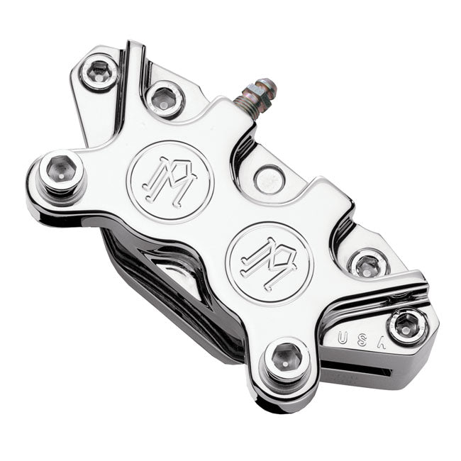 Pm 4 Piston Classic Caliper for Fits 84-99 Softail (Excl.Springers);84-99 Sportster (Excl.XLh With    Wire Wheels)