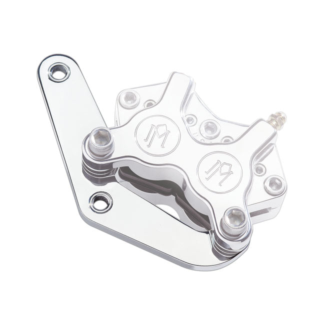 Pm 4 Piston Caliper Bracket for 84-99 FXR/FXD/FXwg; 84-99 XL/XLh; 84-99 FLST/FXST (Excl FLSTS/FXSTS)
