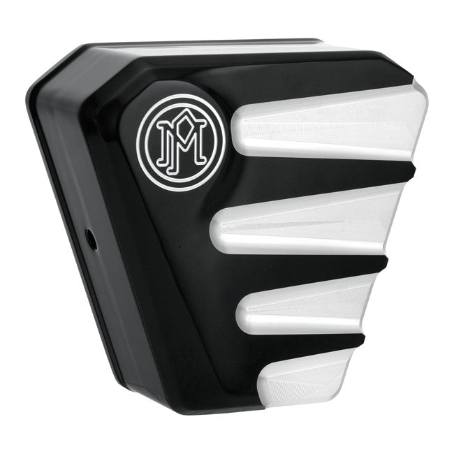 Pm Scallop Horn Cover Assy for 93-17 H-D With Cowbell Side Mounted Horn