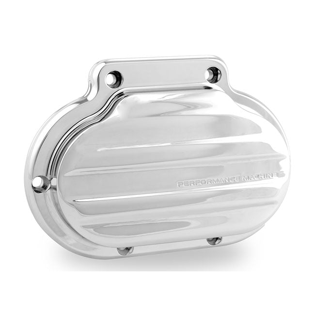 Pm Transmission End Cover Drive, Cable Clutch. Chrome for 06-17 Dyna; 07-17 Softail; 07-13 Touring; 14-16 FLHR/C Touring Without Fairing