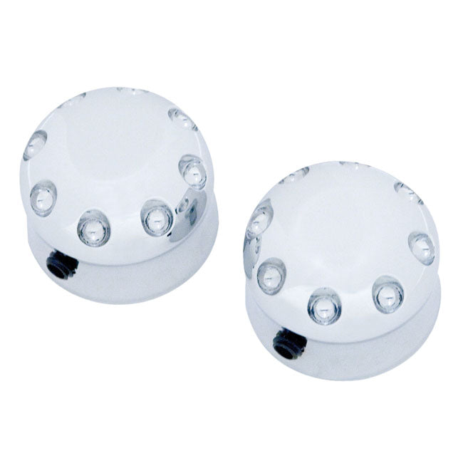 Covington's Alu Axle Covers for 00-07 Flt; 04-07 Dyna (Excl. 04-05 FXDWG, 2007 FXDSE)