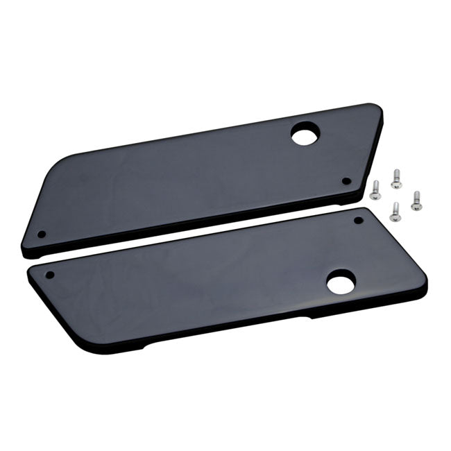 Covington's Alu Saddlebag Latch Covers for 93-13 Flt/Touring (With Hard Bags)